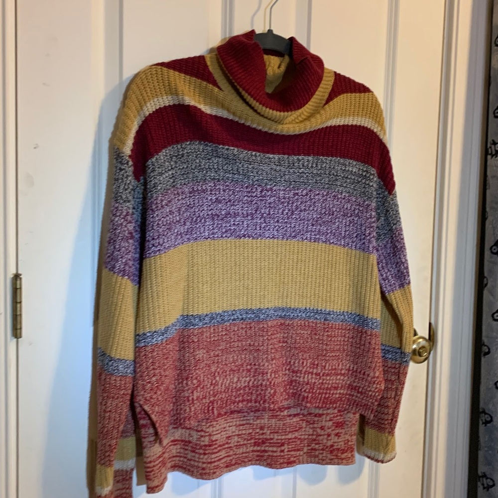 Urban Outfitters Color Block Turtleneck!